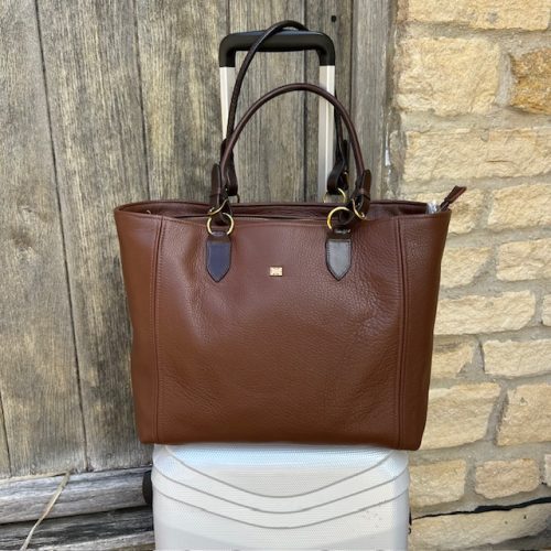 KN  Conker Leather Gatcombe (XL Travel) Bag